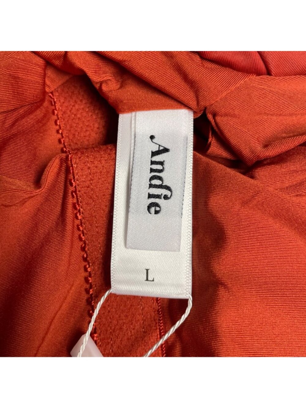 Andie The Luzon One Piece Swimsuit Red Orange Chili Pepper Sz LG - Picture 5 of 8